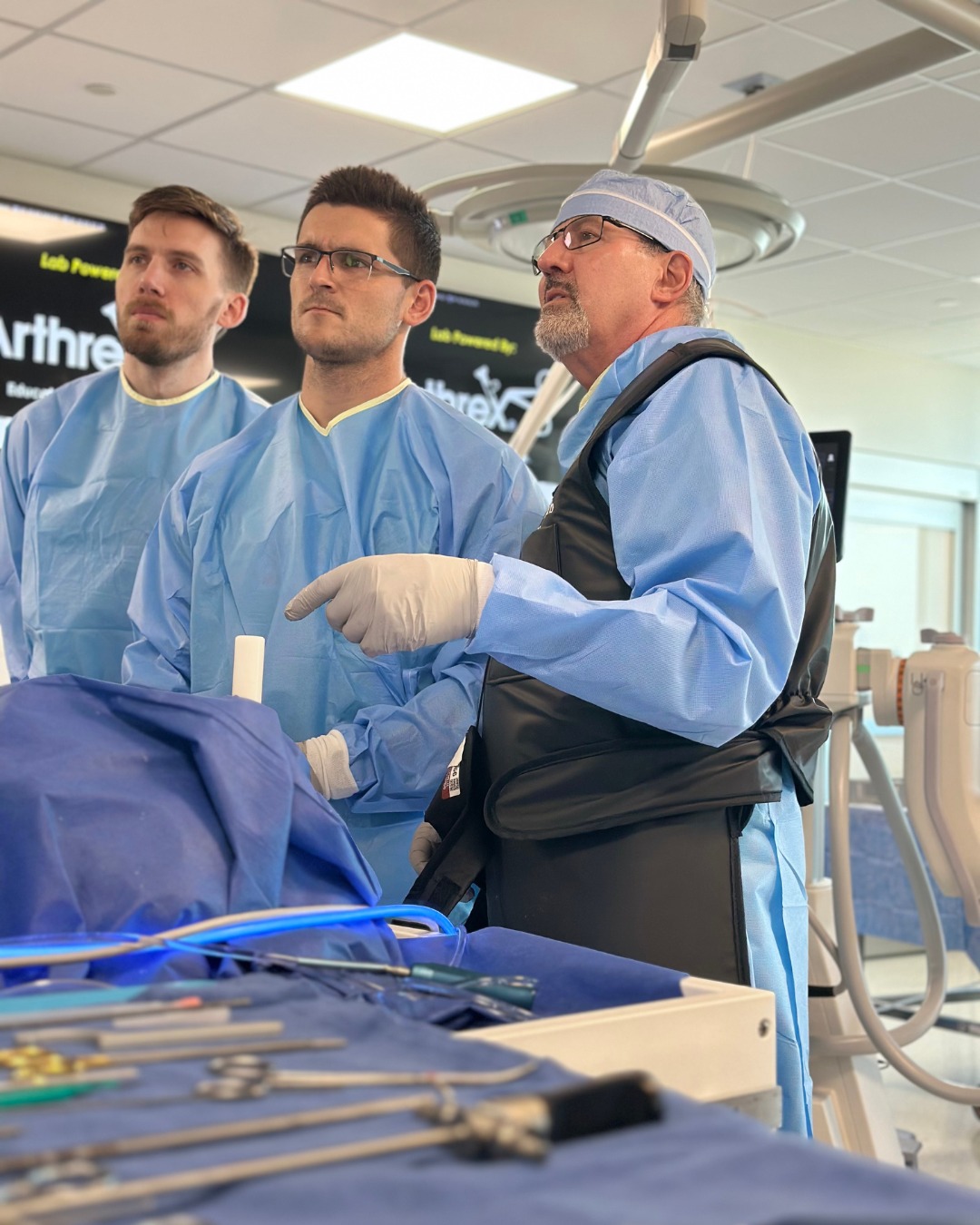 Instruction and discussion in the lab