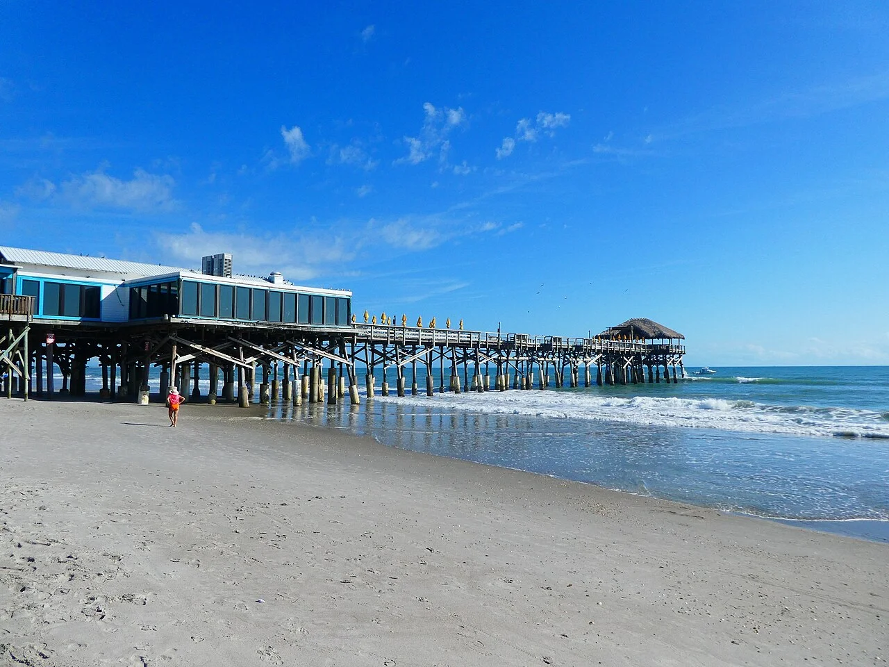 Cocoa Beach Pier on the Atlantic coast